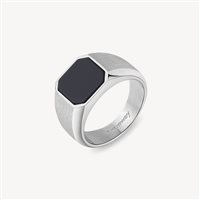 Anello Brosway Uomo in Acciaio Onice BIK129B - BIK129B